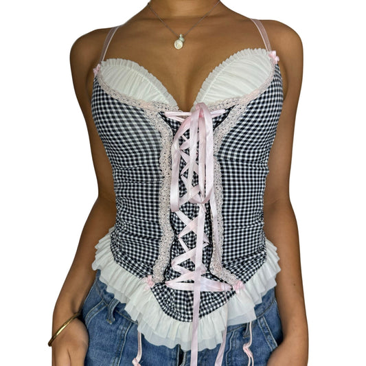 Vintage 00s Coquette Corset (XS/S)