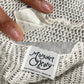 Margaret O'leary Vintage Crochet Crop Cardigan Short Sleeves (XS-S) Ballet