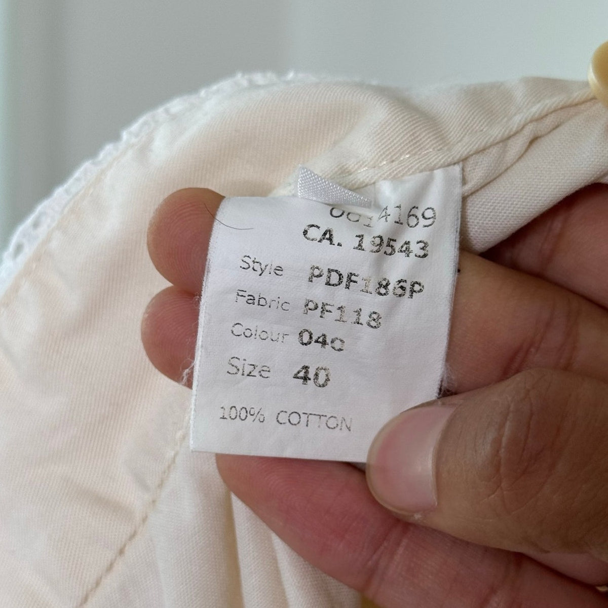 Vintage Paul Smith White Cargo Wrap Skirt (S)