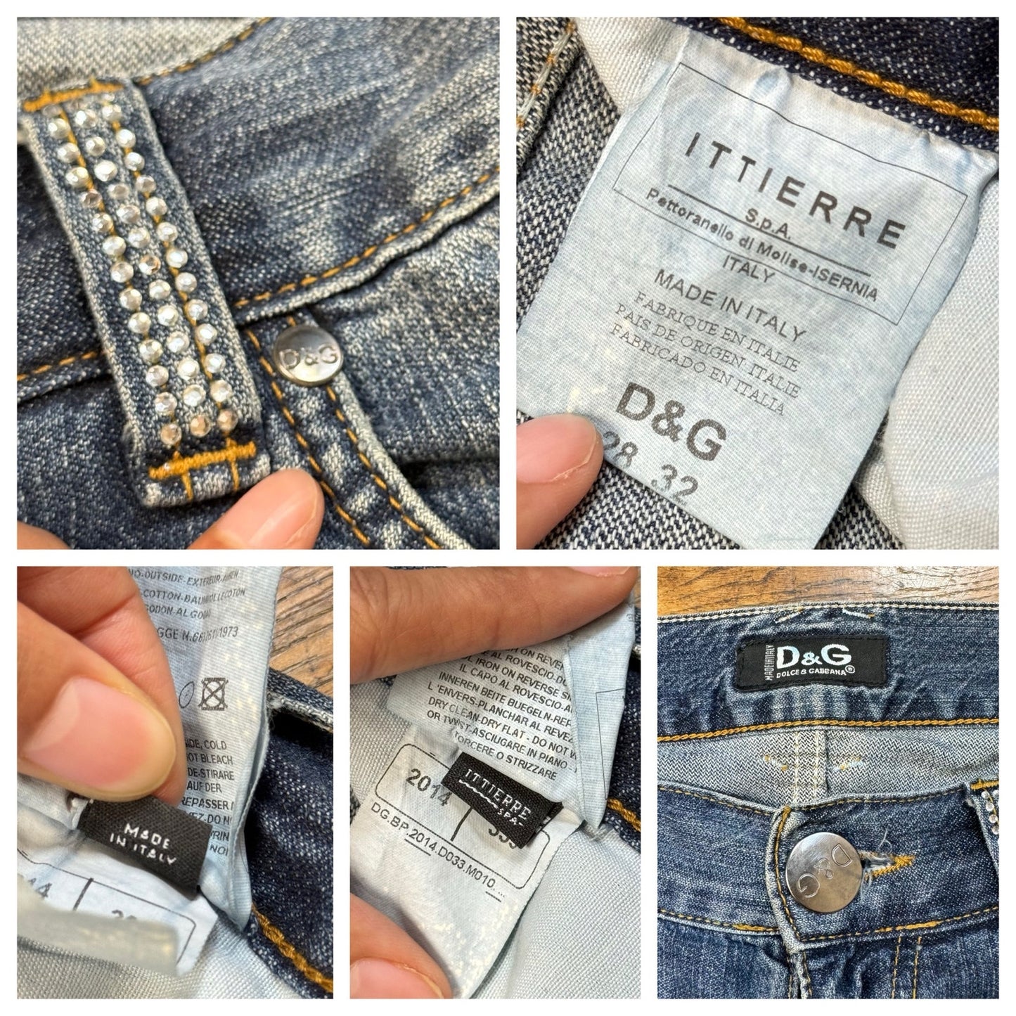 Vintage Dolce&Gabbana embellished Jeans (S)