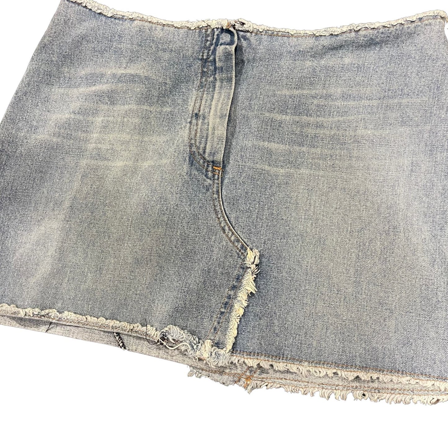 Vintage Y2k John Richmond Low Waisted Mini Skirt (S)