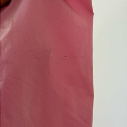 Vintage Baby Pink Satin Ruffle Mermaid Maxi Skirt Euro Y2K (XS/S)