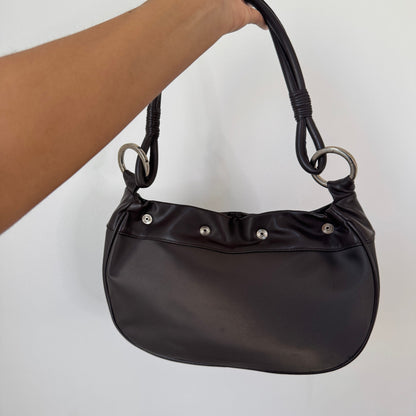 Sport Missoni Brown Leather Shoulder Bag