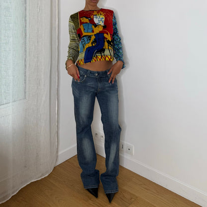 Deadstock Euro Vintage Low Rise Jeans