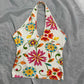 Made in Italy - Vintage 00s multicolor sporty halter necklace tank (M) Floral print