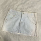 Made in Italy - Vintage 00s baby blue mini denim skirt (XS)