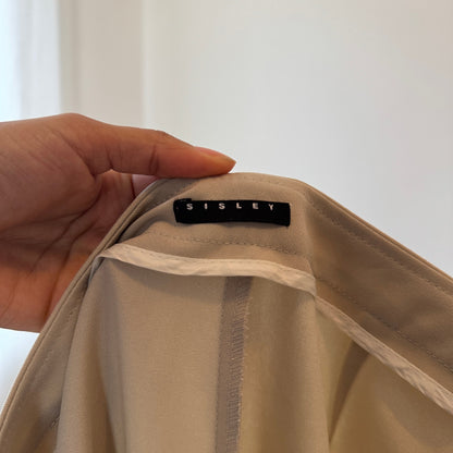 Vintage Sisley Italian Cream Tailored Flare Pants (XS/S)