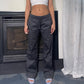Vintage 2000s Nike dark gray sweatpants (S) blokette sporty