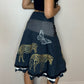 Vintage Desigual embroidered skirt (XS/S)