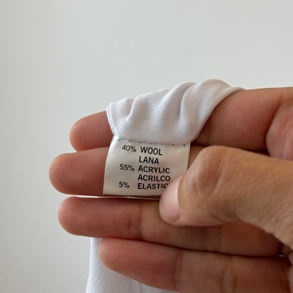 Vintage Italian tan floral mesh draped lace detail midi skirt (Small)