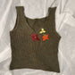 Vintage Y2K Knit Tank top (XS-M)