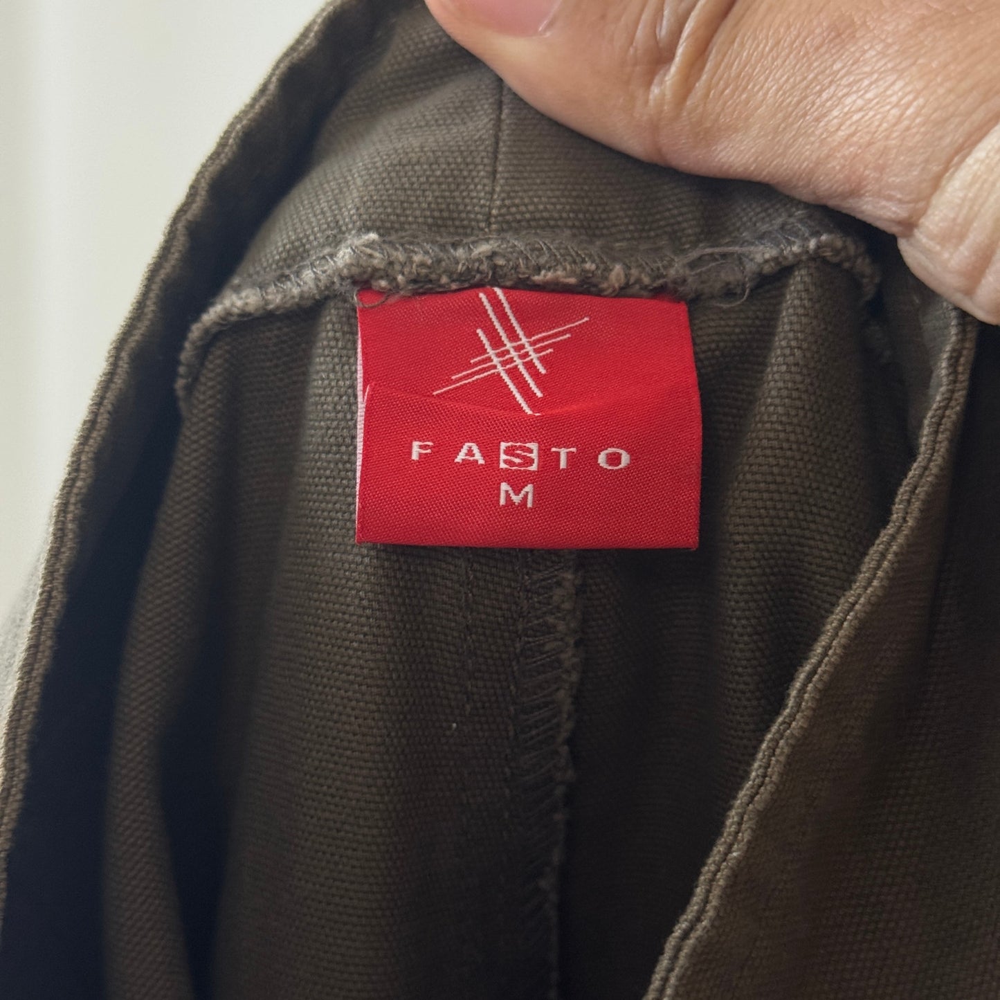 Euro vintage khaki utility maxi skirt (Small)