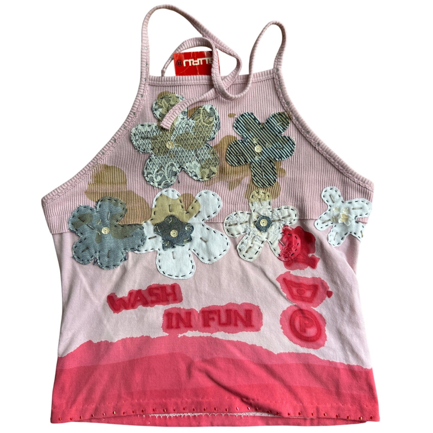 Deadstock Vintage Guru Cotton Halter Top (S/M)