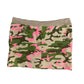 2000s camo mini skirt (S)