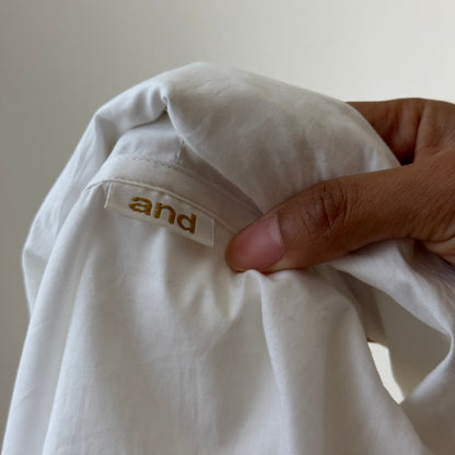 Vintage Italian Statement Ruffle-Scarf Blouse (S)