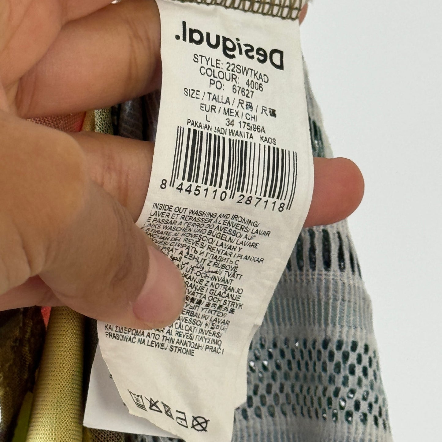 Vintage Desigual artistic mesh tee (M)