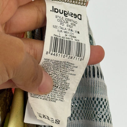 Vintage Desigual artistic mesh tee (M)