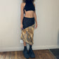 90s mesh cheetah print midi skirt (XS/M)