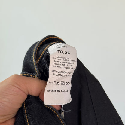 Vintage Dark Wash Denim Bootcut Jeans (S)