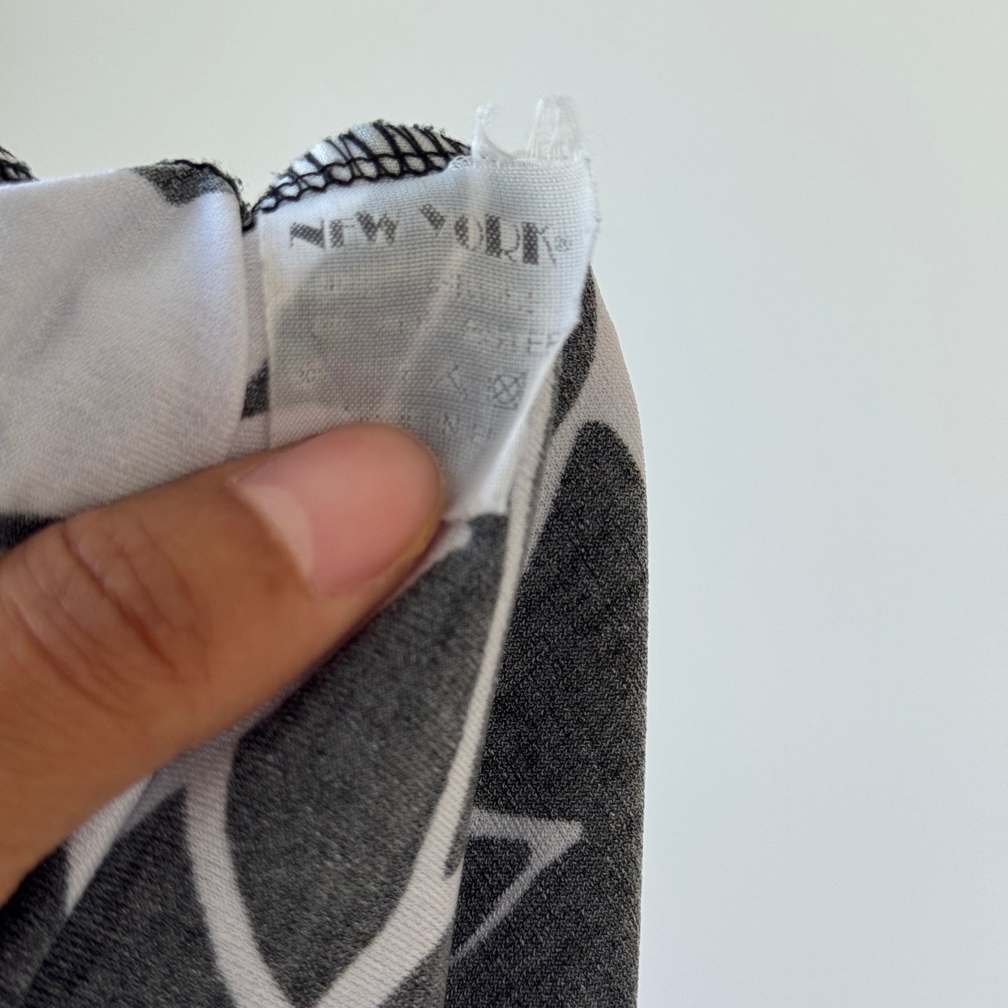 Vintage Euro Slinky Shimmer Floral Skirt (S)