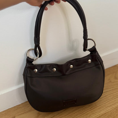 Sport Missoni Brown Leather Shoulder Bag