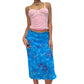 00s Floral Mesh Midi Skirt (XS/S)