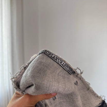 Vintage Italian Patchwork Knit Midi Skirt (S)