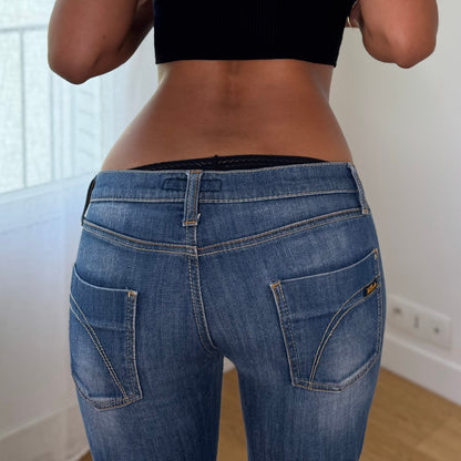 Vintage Killah Low Rise Flare Jeans Y2K Denim Italy (S)