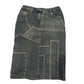 Vintage 2000s Denim Midi Skirt (XS-M)
