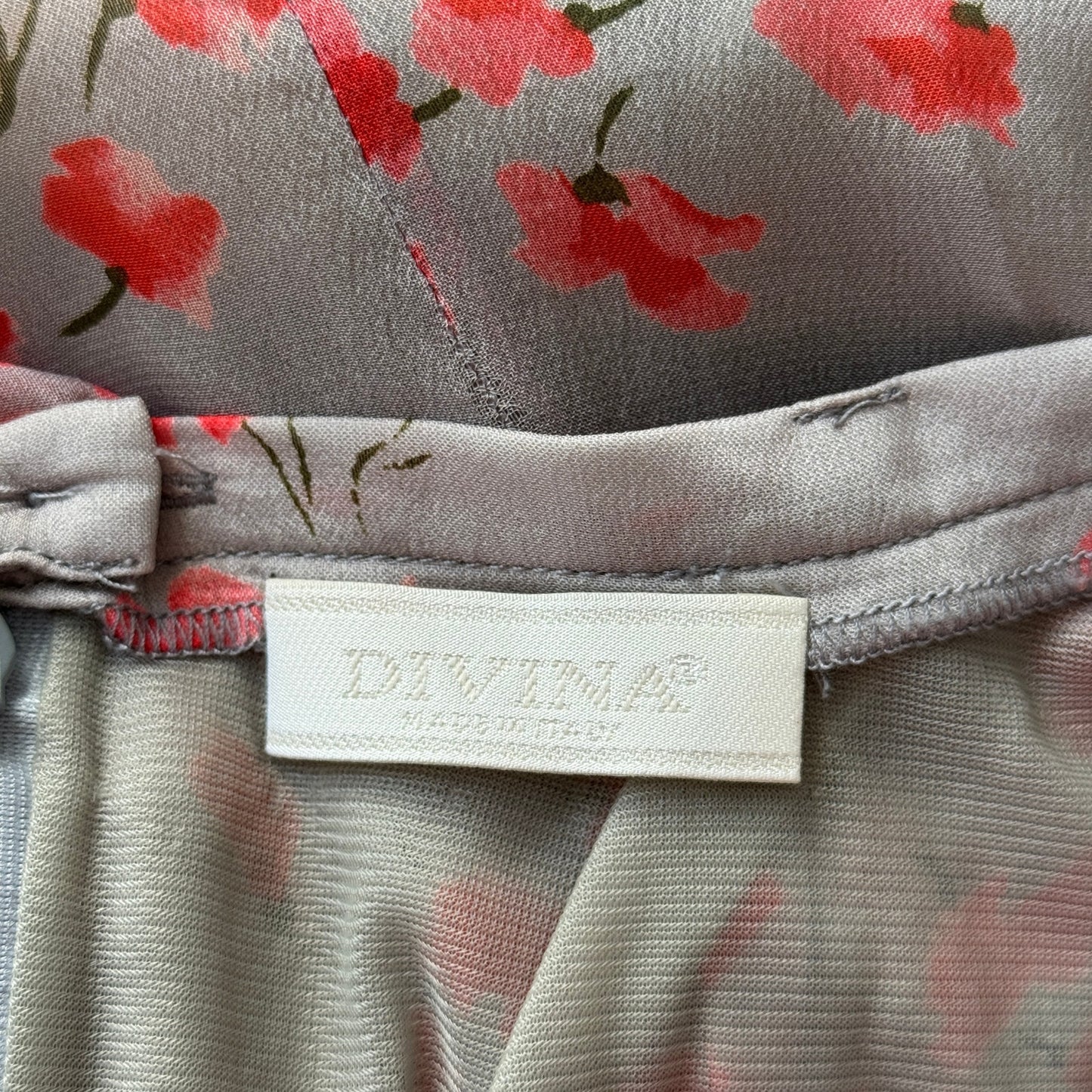 Vintage Italian Mesh Floral Maxi Skirt (XS/S)