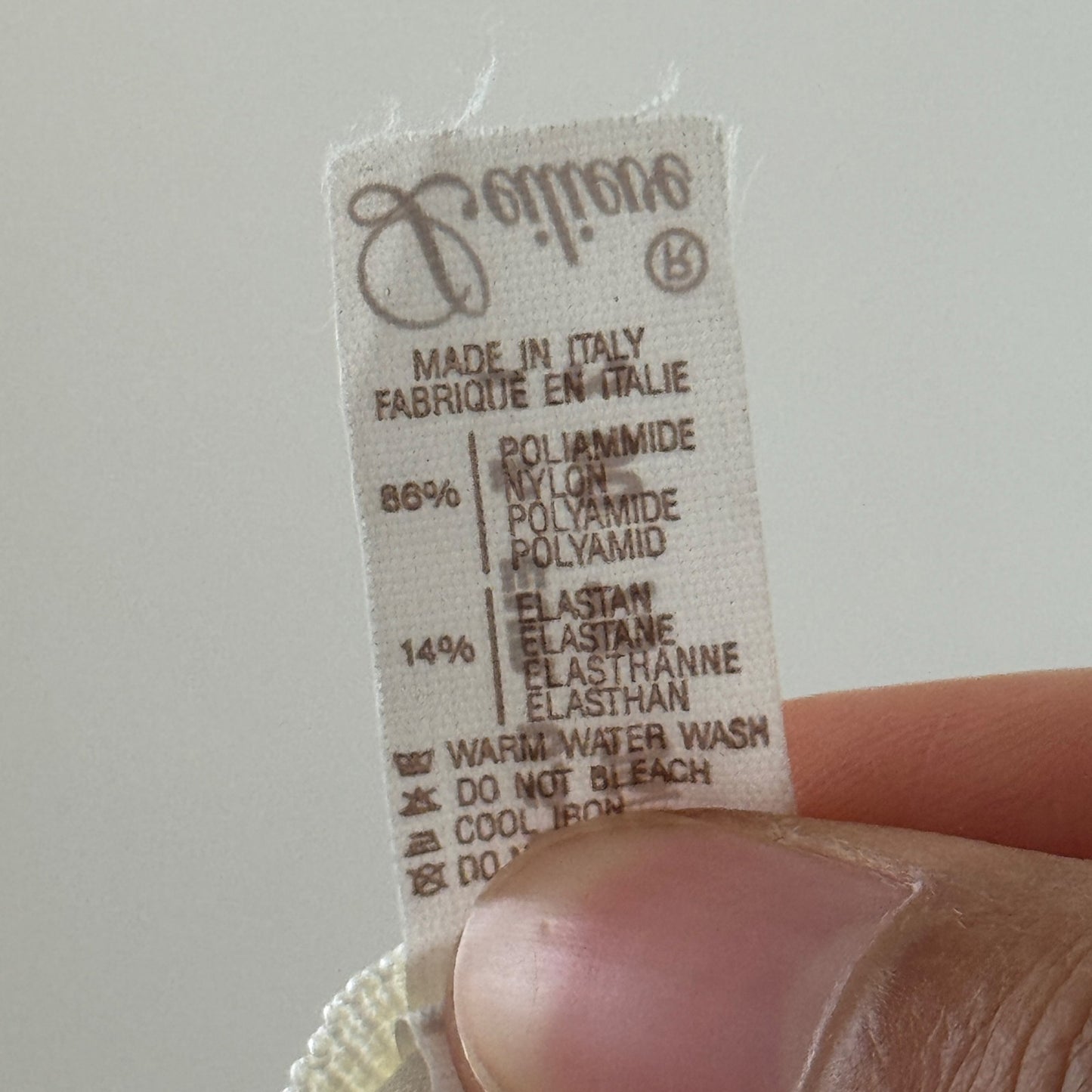 Vintage Italian ivory lace babydoll cami (Small)