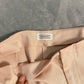 Vintage 2000s light pink mid rise trouser pants straight leg fit (XS)