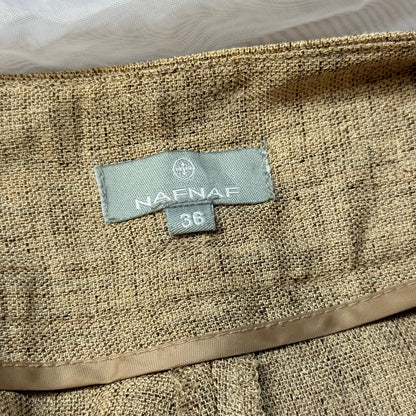 Vintage Tan Mid Rise Trousers (XS/S)