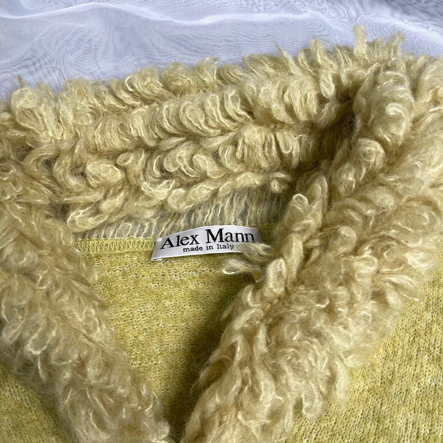 Made in Italy - Vintage 90s Kid mohair knit cardigan (XS-S) Fairy Ballet