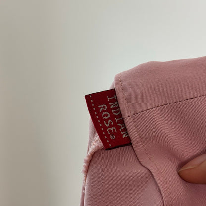 Vintage Italian Baby Pink Low Rise Flare Pants (S)