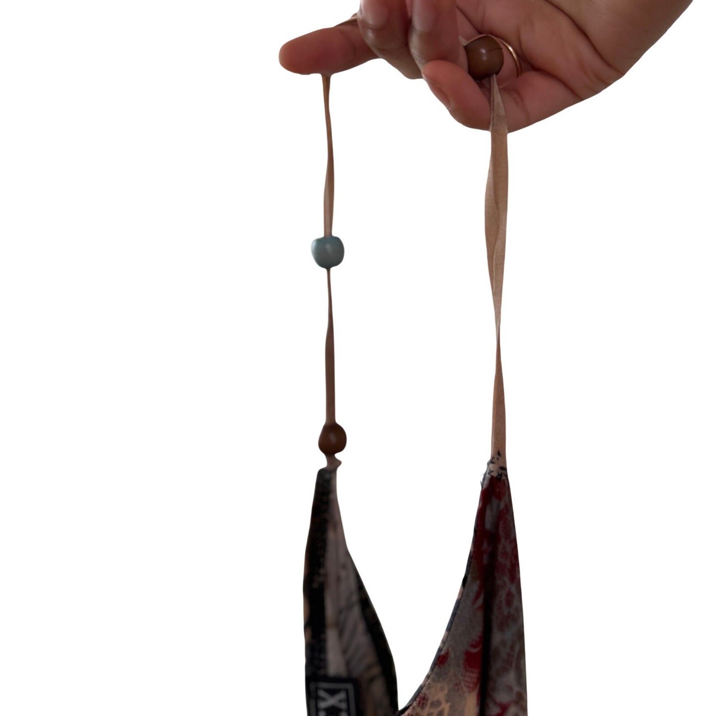 Vintage Mixed Print Slip Dress (S)