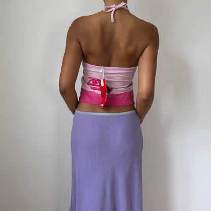 Deadstock Vintage Guru Cotton Halter Top (S/M)