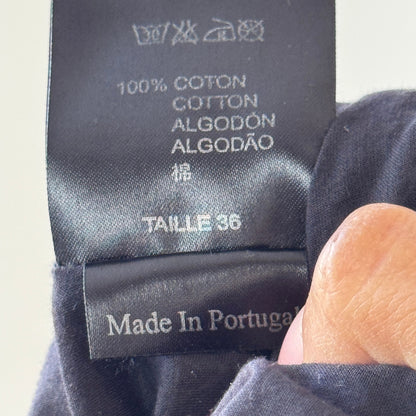 Vintage Cop Copine patchwork print cotton maxi dress with cross back (Small)