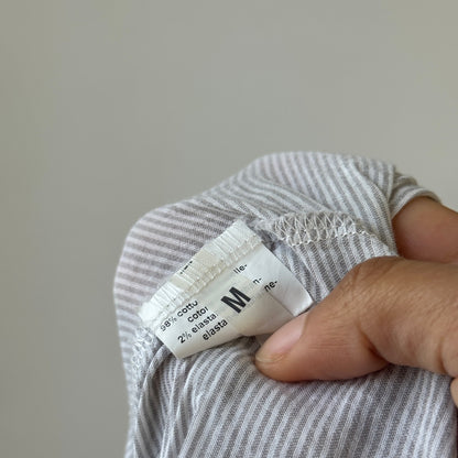 Vintage Italian patchwork lace & cotton appliqué button-down blouse (Medium)