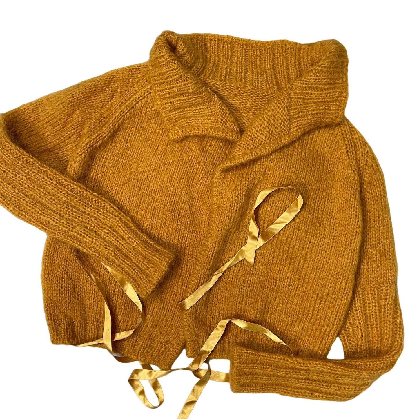Italian Vintage - 90s Knit Wrap Cardigan (S-M) Summer knit Cottage Coquette