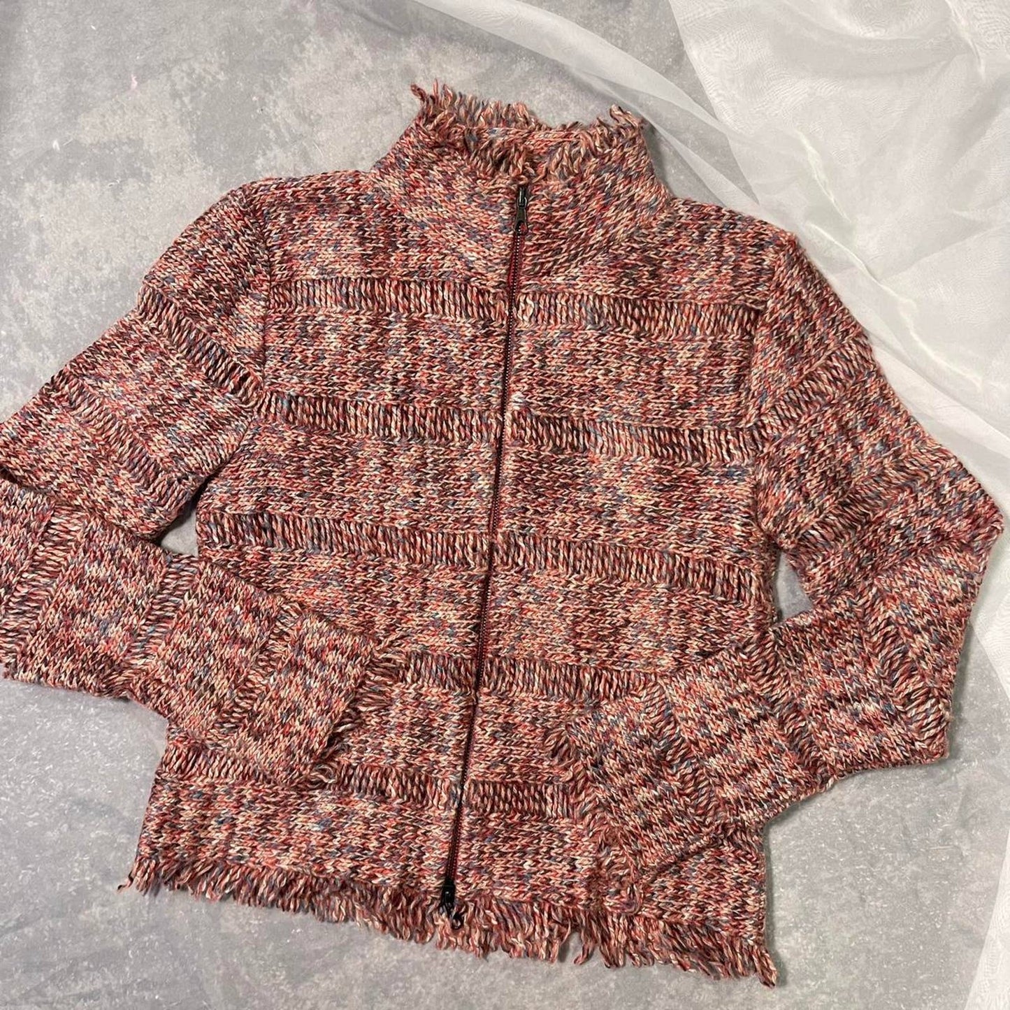Vintage Y2K Emporio Armani Knit Cardigan (USA 10)