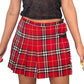 Vintage Burberry Plaid Buckled Mini Skirt